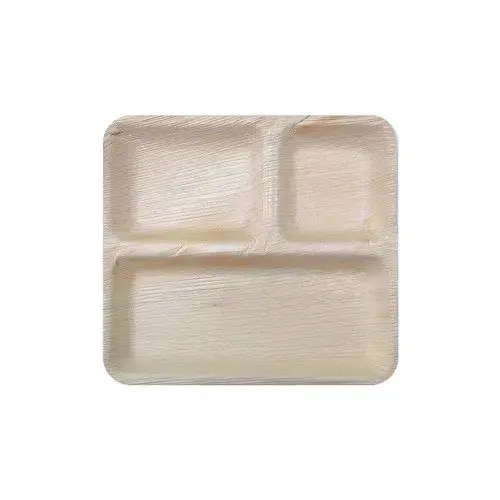 Viya 3 comp square plate 25 pcs