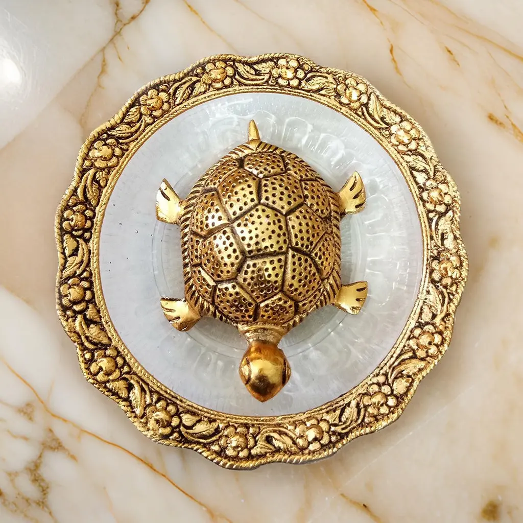 Tortoise plate golden cote