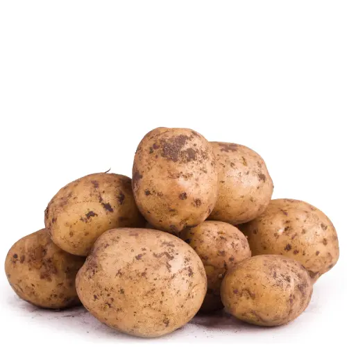 Brushed potato vegi