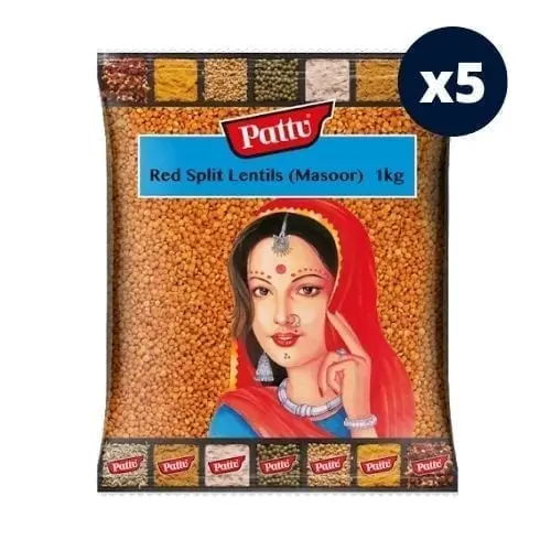 Red split lentils 5kg