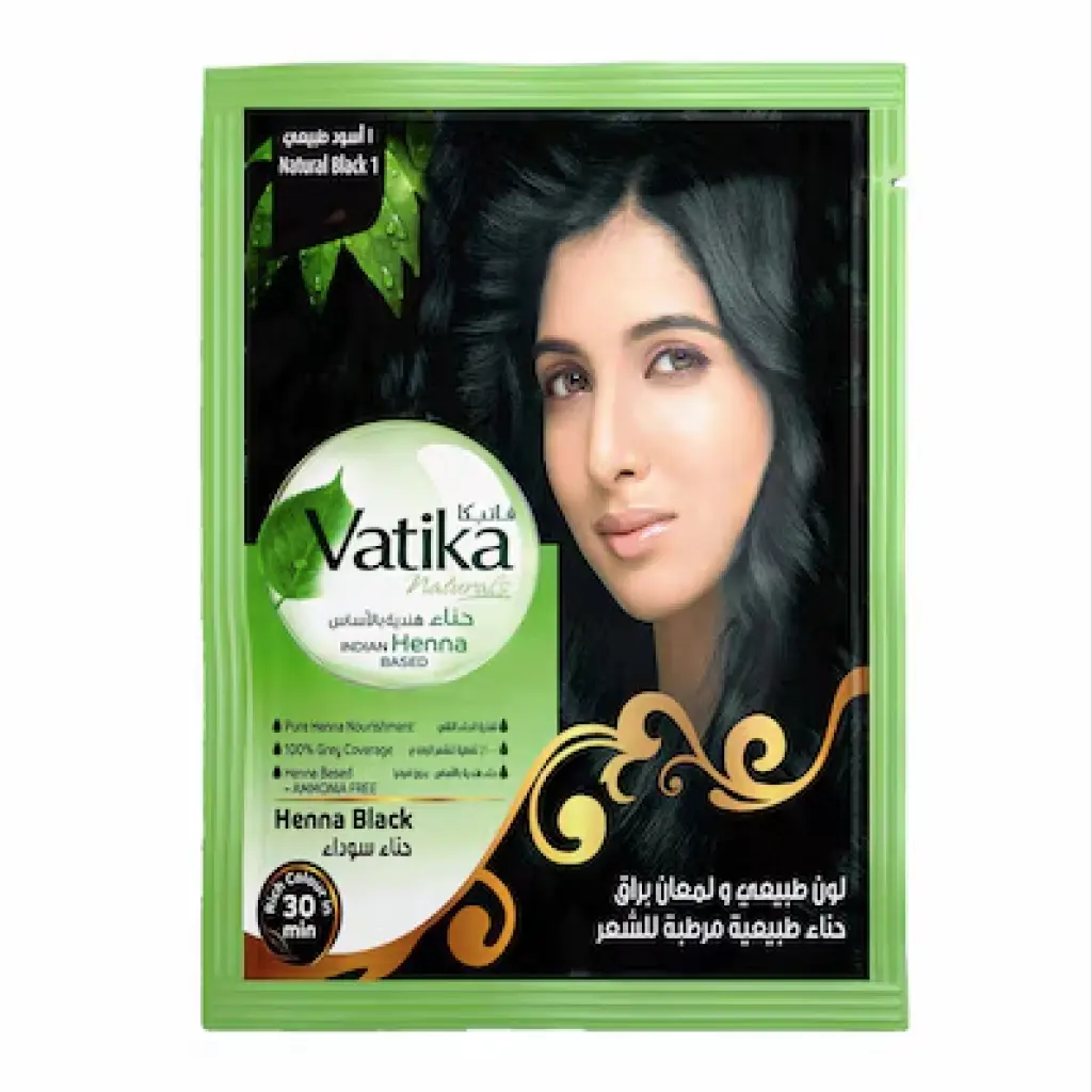 Vatika Henna hair color Natural Black10g