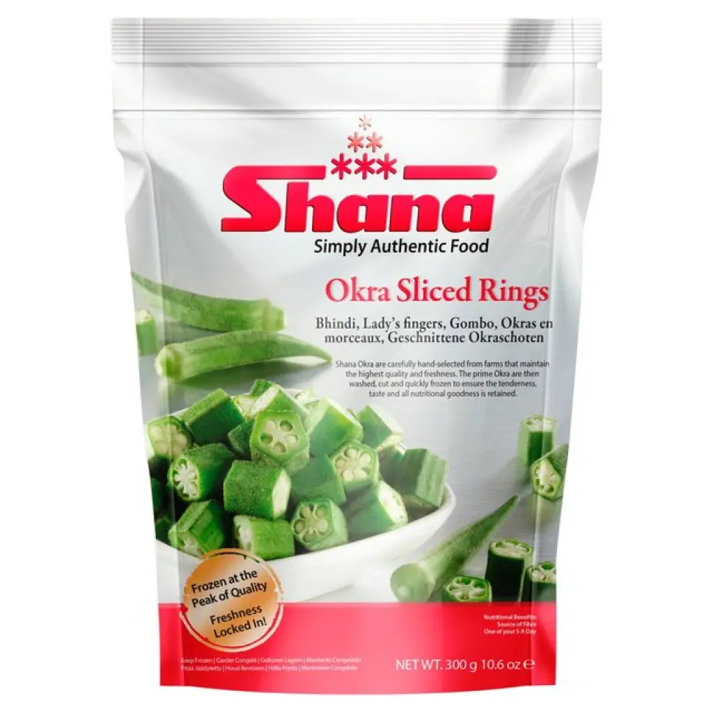 Frozen okra sliced 300 gm