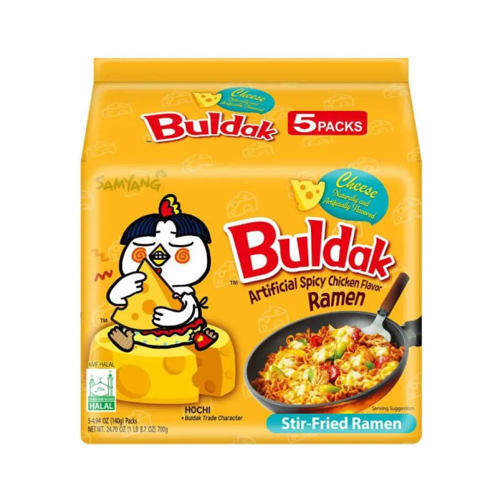 Samyang single cheese buldak 5 pack