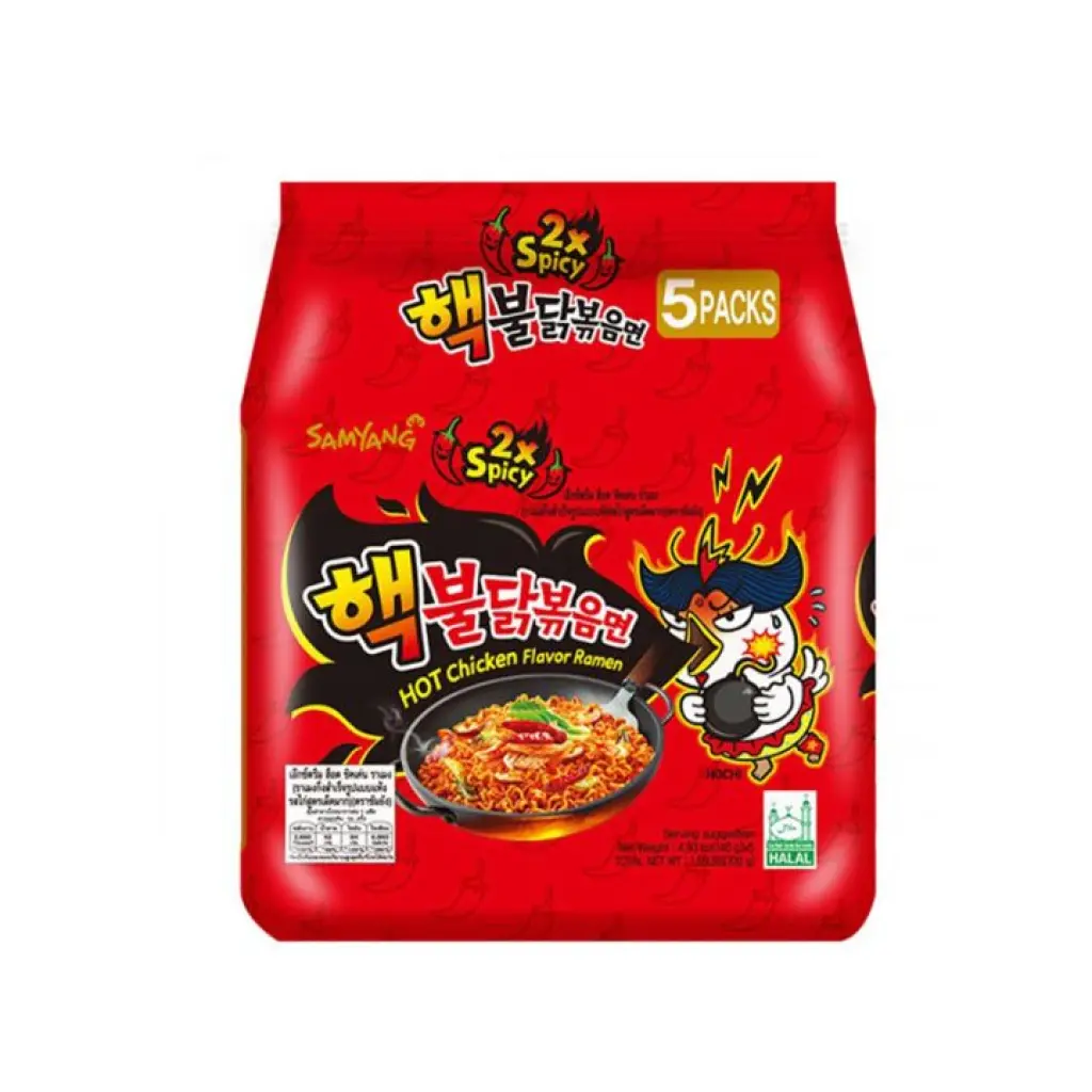 Samyang single 2Xspicy buldak 5 pack