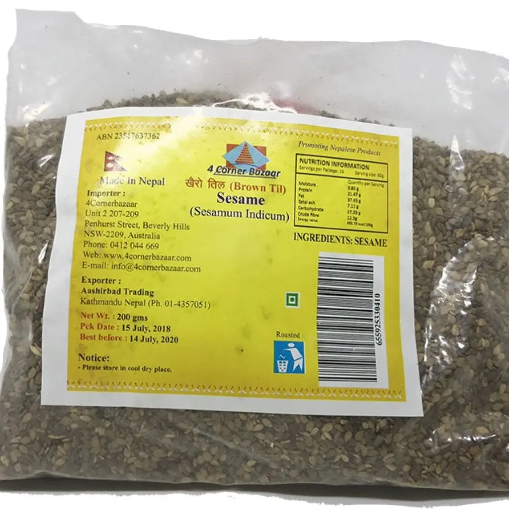 4 corner Brown Til 200gm