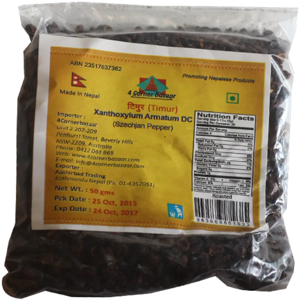 4 corner Whole Timur 50gm