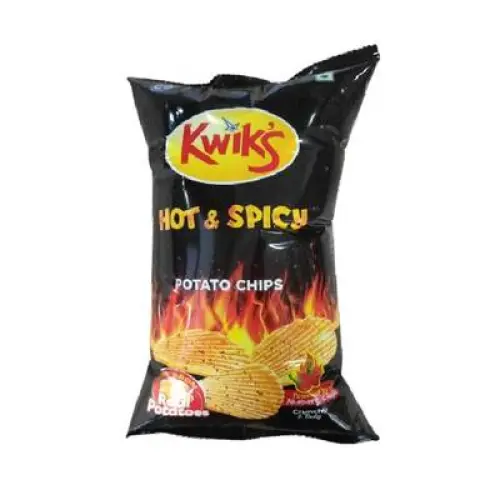 Kwiks hot & spicy Potato chips