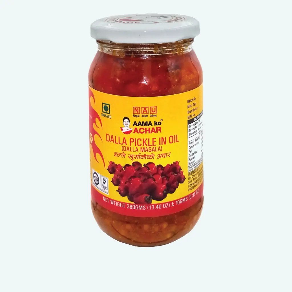 Aama ko dalle pickle in oil 380gm