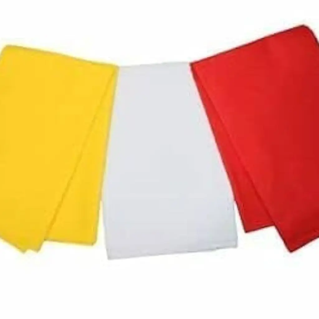 Red/white/yellow kapada 1pcs