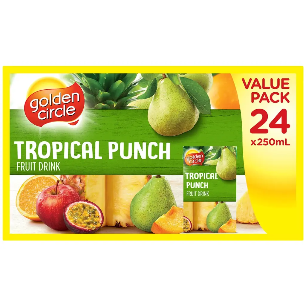 Golden circle tropical punch 250ml