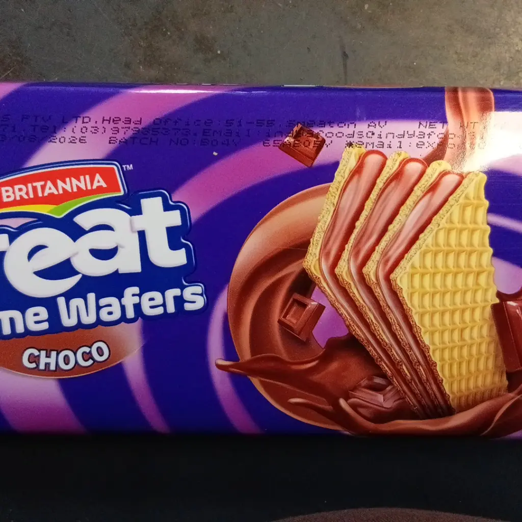 Treat creme wafers choco