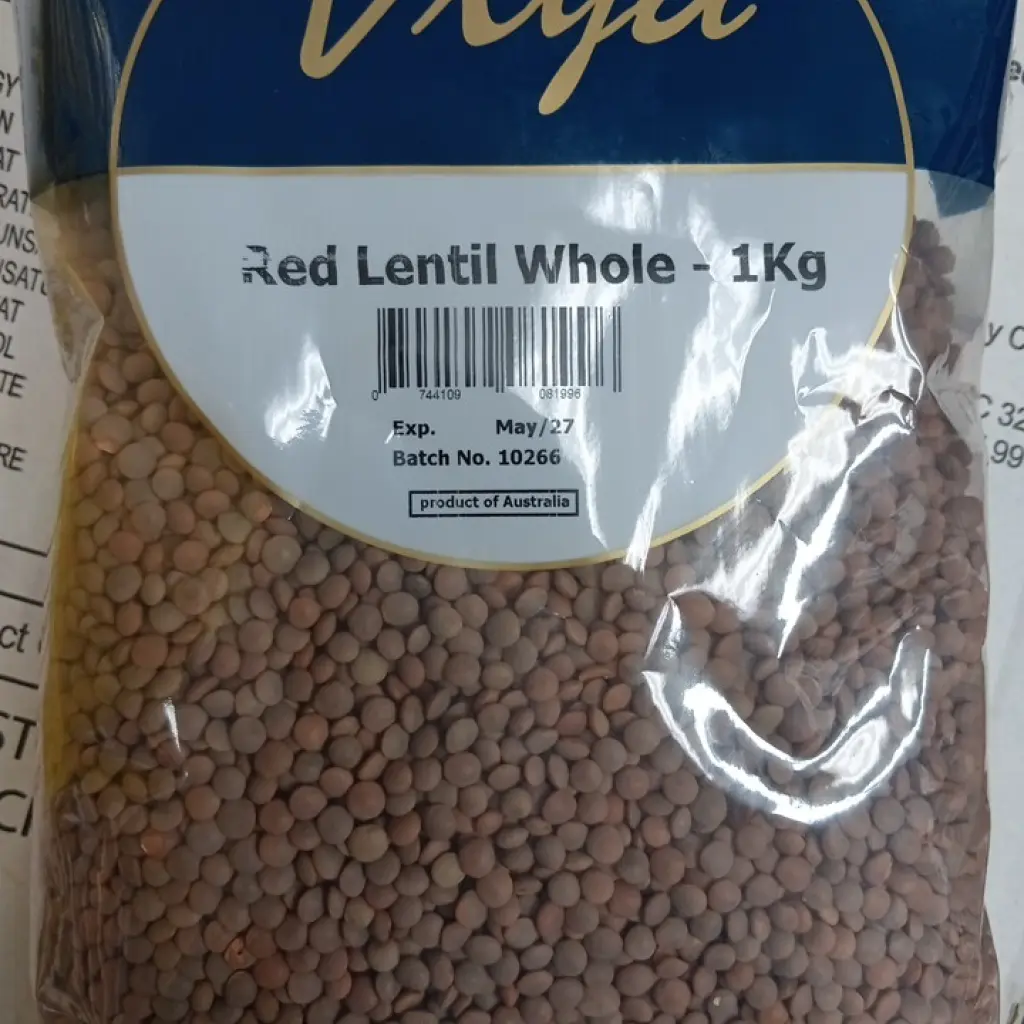 Red lentil whole 1kg