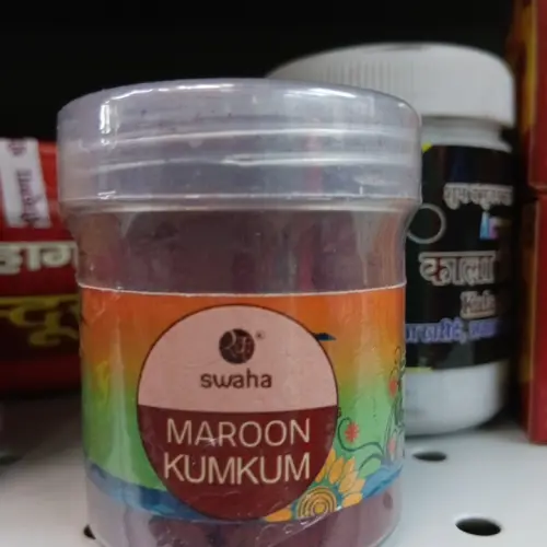 Maroon kumkum