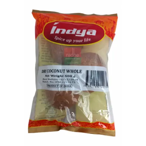 Indya dry coconut whole 500g