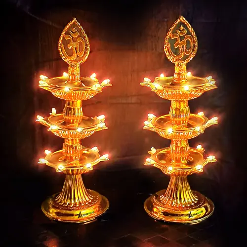 Lights 3 tier electric diya