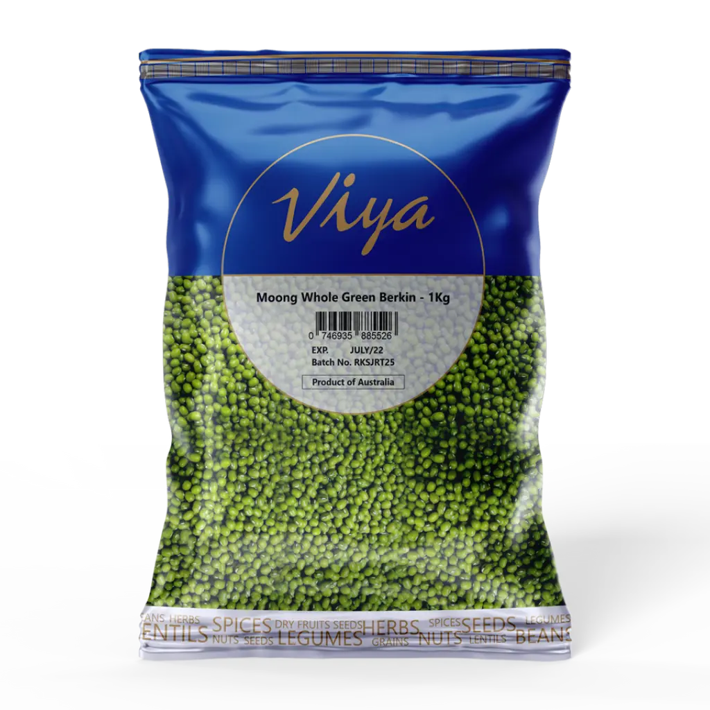 Viya Moong whole green berkin 1kg