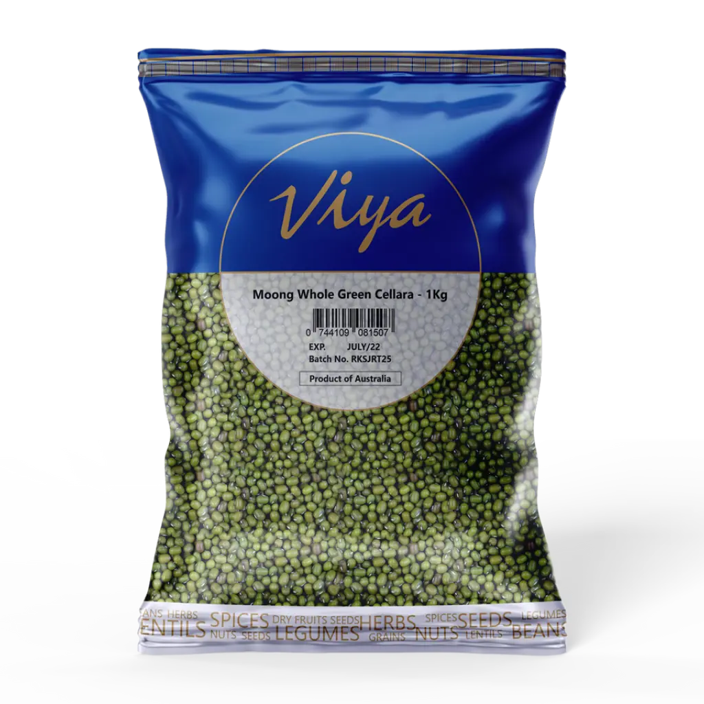 Viya Moong whole green cellara 1kg