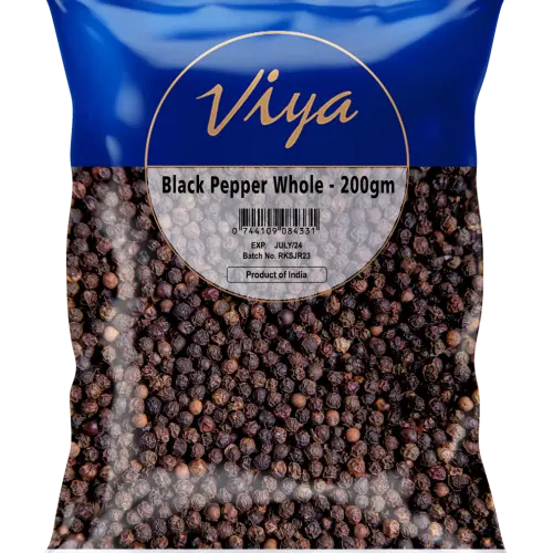Viya black pepper whole 200g