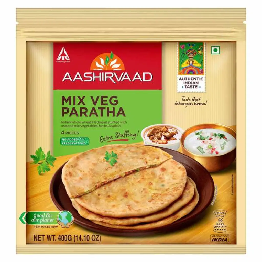 Mix veg Paratha 400 gm asirbadh