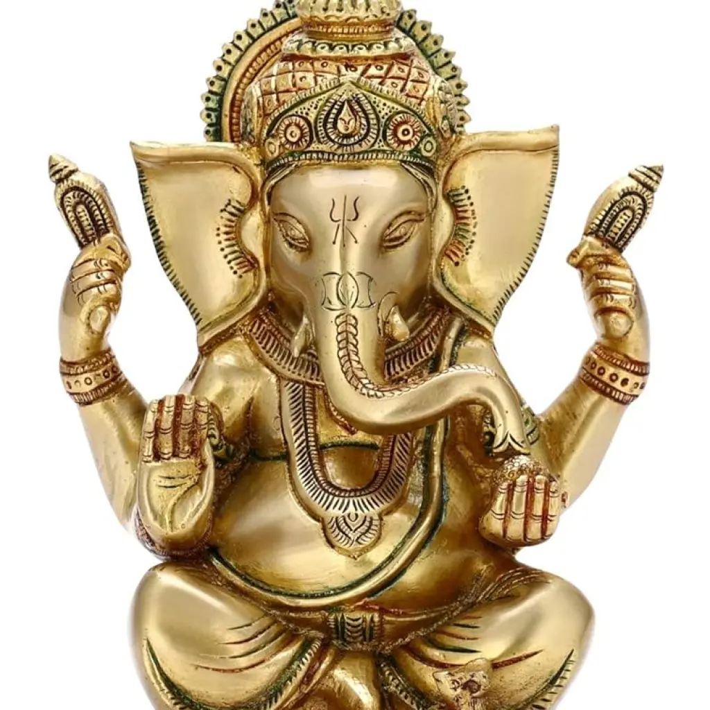 Brass god statue no.7 shree ganesh