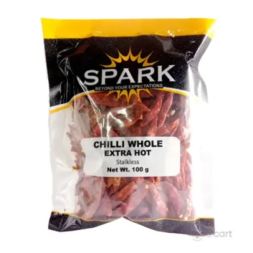 Spark chilli whole ext hot stalkless 100g