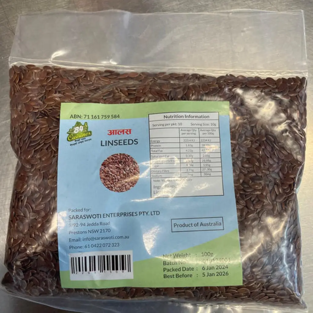 84 cuisines linseeds100g