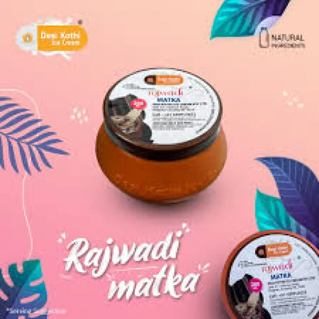 Rajwadi matka ice-cream